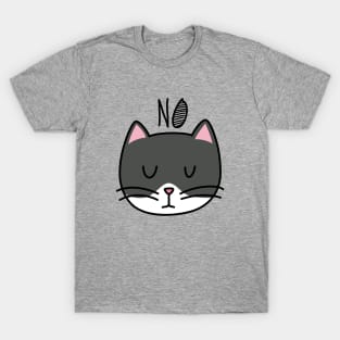 Cute Cat Says No T-Shirt